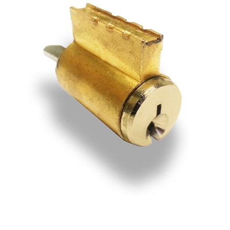 Yale Real Living Lever Cylinder Keyed Different with Schlage C Keyway US3 (605) Bright Brass Finish AYRLSCKD605